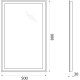 Купить Зеркало 50х80 см BelBagno SPC-GRT-500-800-LED-BTN в магазине сантехники Santeh-Crystal.ru