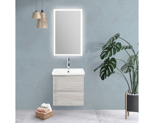 Купить Зеркало 50х80 см BelBagno SPC-GRT-500-800-LED-BTN в магазине сантехники Santeh-Crystal.ru