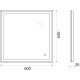 Заказать Зеркало 60х60 см BelBagno SPC-GRT-600-600-LED-TCH в магазине сантехники Santeh-Crystal.ru