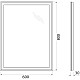 Приобрести Зеркало 60х80 см BelBagno SPC-GRT-600-800-LED-BTN в магазине сантехники Santeh-Crystal.ru