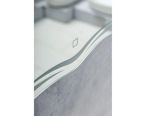 Приобрести Зеркало 60х80 см BelBagno SPC-OND-600-800-LED-TCH в магазине сантехники Santeh-Crystal.ru