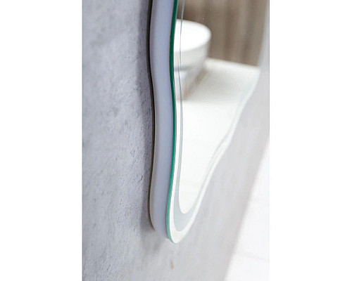 Приобрести Зеркало 60х80 см BelBagno SPC-OND-600-800-LED-TCH в магазине сантехники Santeh-Crystal.ru