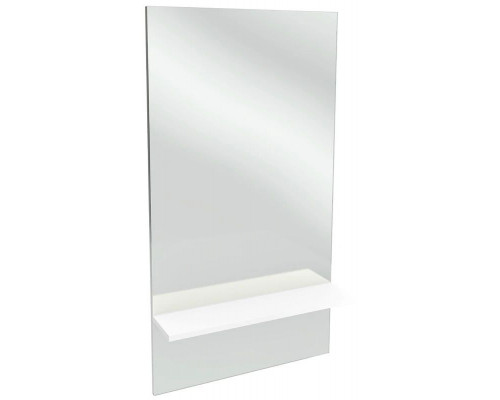 Купить Зеркало с полкой белый 59x107,2 см Jacob Delafon Struktura EB1212-N18 в магазине сантехники Santeh-Crystal.ru