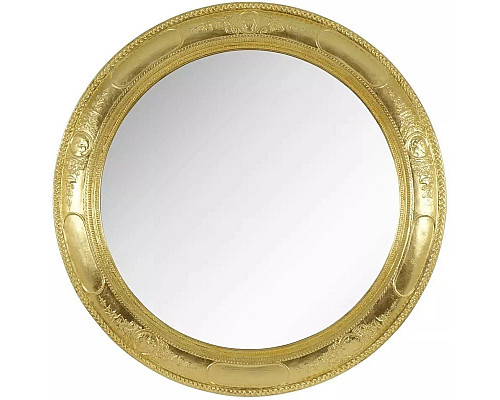 Приобрести Зеркало 87х87 см золотой Migliore 26356 в магазине сантехники Santeh-Crystal.ru