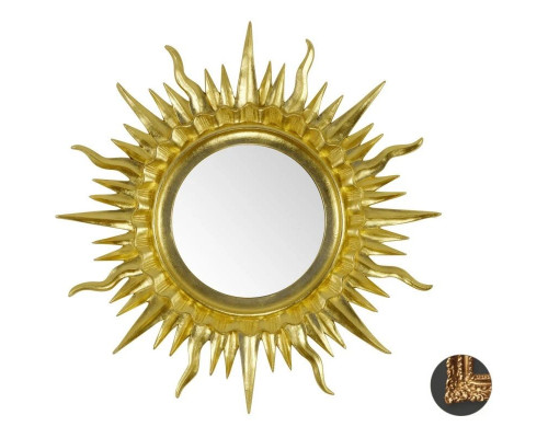 Купить Зеркало 98х98 см бронза Migliore Солнышко 30995 в магазине сантехники Santeh-Crystal.ru