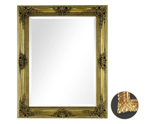 Купить Зеркало 76х95 см золотой Migliore 30997 в магазине сантехники Santeh-Crystal.ru