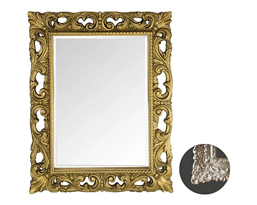 Купить Зеркало 75х95 см серебро Migliore 30588 в магазине сантехники Santeh-Crystal.ru