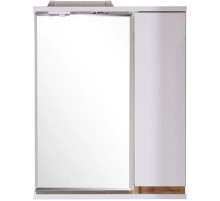 Зеркальный шкаф 60х74,4 см белый/дуб золотой R ASB-Mebel Марко