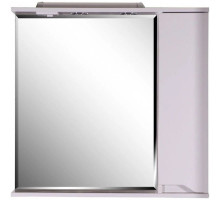 Зеркальный шкаф 80х75 см белый R ASB-Mebel Бари