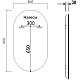 Зеркало 50x90 см черный Vincea VLM-3AU900B