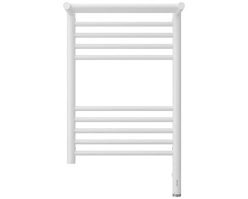 Заказать Полотенцесушитель электрический 600х400 белый матовый МЭМ правый Сунержа Богема с полкой 3.0 30-5807-6040 в магазине сантехники Santeh-Crystal.ru