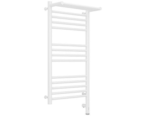 Заказать Полотенцесушитель электрический 800х400 белый матовый МЭМ правый Сунержа Богема с полкой 3.0 30-5807-8040 в магазине сантехники Santeh-Crystal.ru