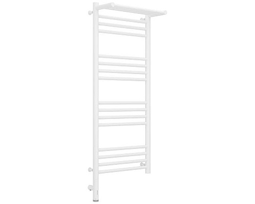 Приобрести Полотенцесушитель электрический 1000х400 белый матовый МЭМ левый Сунержа Богема с полкой 3.0 30-5806-1040 в магазине сантехники Santeh-Crystal.ru
