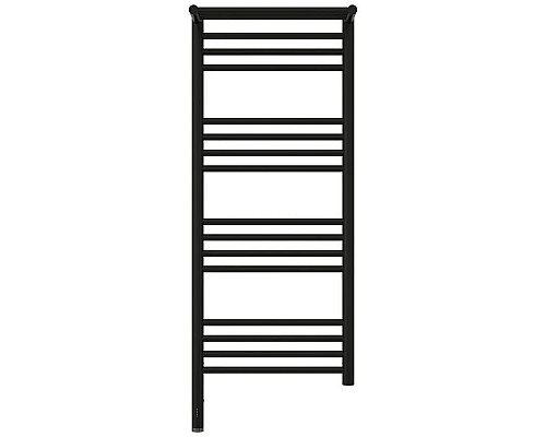 Приобрести Полотенцесушитель электрический 1000х400 черный матовый МЭМ левый Сунержа Богема с полкой 3.0 31-5806-1040 в магазине сантехники Santeh-Crystal.ru