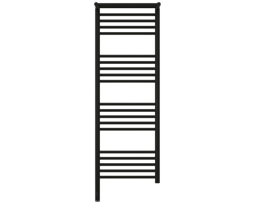 Купить Полотенцесушитель электрический 1200х400 черный матовый МЭМ левый Сунержа Богема с полкой 3.0 31-5806-1240 в магазине сантехники Santeh-Crystal.ru