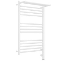 Полотенцесушитель электрический 800х500 белый матовый МЭМ правый Сунержа Богема с полкой 3.0 30-5807-8050