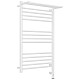 Купить Полотенцесушитель электрический 800х500 белый матовый МЭМ правый Сунержа Богема с полкой 3.0 30-5807-8050 в магазине сантехники Santeh-Crystal.ru