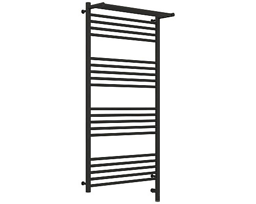 Приобрести Полотенцесушитель электрический 1200х600 темный титан муар МЭМ правый Сунержа Богема с полкой 3.0 15-5807-1260 в магазине сантехники Santeh-Crystal.ru