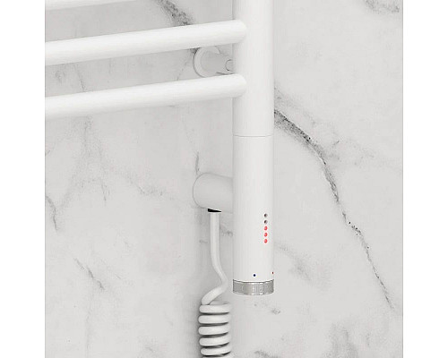 Приобрести Полотенцесушитель электрический 1200х600 белый матовый МЭМ правый Сунержа Богема с полкой 3.0 30-5807-1260 в магазине сантехники Santeh-Crystal.ru