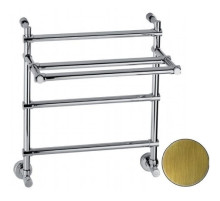 Полотенцесушитель водяной с полкой Margaroli Sole 455/370 бронза