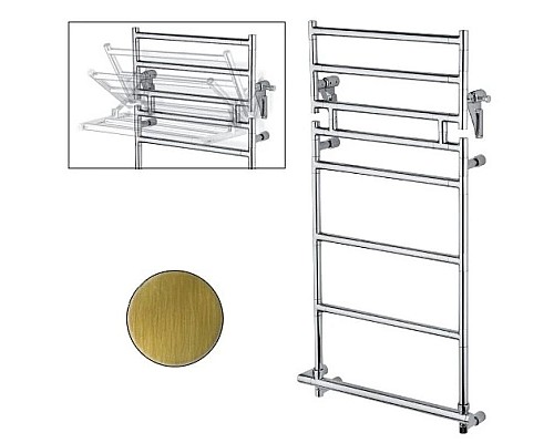 Приобрести Полотенцесушитель электрический Margaroli Sereno 583-8/475 бронза в магазине сантехники Santeh-Crystal.ru