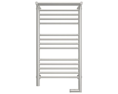 Купить Полотенцесушитель электрический 800х400 МЭМ правый Сунержа Богема с полкой 2.0 00-5207-8040 в магазине сантехники Santeh-Crystal.ru