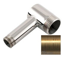 Уголок переходной 1" нар.р. - 1/2" нар.р. состаренная латунь Сунержа 051-1506-0112