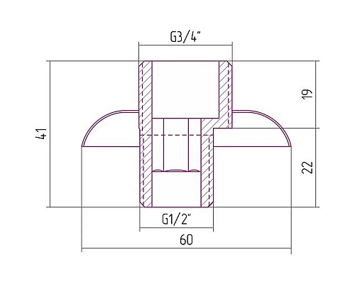 Купить Отражатель с эксцентриком золотой матовый Сунержа 032-1508-0000 в магазине сантехники Santeh-Crystal.ru