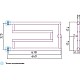 Приобрести Полотенцесушитель водяной 320x650 античное белое золото Сунержа High-Tech+ model G 10-4051-3265 в магазине сантехники Santeh-Crystal.ru