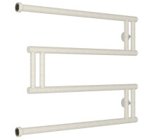 Полотенцесушитель водяной 500x650 античное белое золото Сунержа High-Tech+ model "M" 10-4050-5065