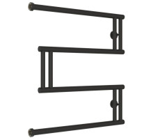 Полотенцесушитель водяной 600x600 темный титан муар Сунержа High-Tech+ model "M" 15-4050-6060