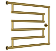 Полотенцесушитель водяной 500x650 состаренная латунь Сунержа High-Tech+ model "L" 051-4052-5065