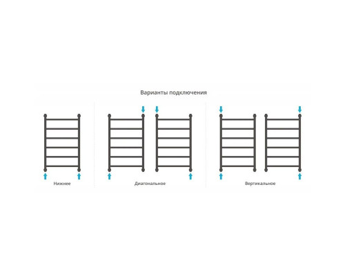 Приобрести Полотенцесушитель водяной 800х500 шампань Сунержа Галант+ 020-0200-8050 в магазине сантехники Santeh-Crystal.ru