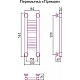 Купить Полотенцесушитель водяной 500х150 темный титан муар Сунержа Богема+ 15-0220-5015 в магазине сантехники Santeh-Crystal.ru