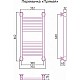 Купить Полотенцесушитель водяной 600х300 шампань Сунержа Богема+ 020-0220-6030 в магазине сантехники Santeh-Crystal.ru