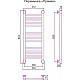 Купить Полотенцесушитель водяной 800х300 шампань Сунержа Богема+ 020-0220-8030 в магазине сантехники Santeh-Crystal.ru