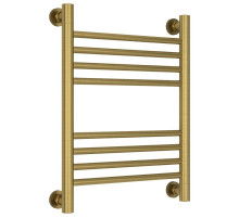 Полотенцесушитель водяной 500х400 перемычка выгнутая состаренная латунь Сунержа Богема+ 051-0221-5040