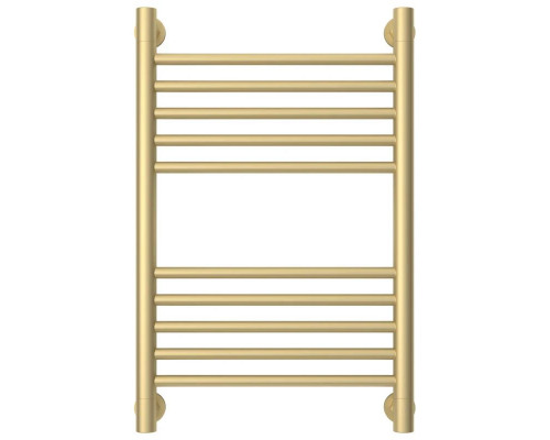 Приобрести Полотенцесушитель водяной 600х400 перемычка выгнутая шампань матовая Сунержа Богема+ 022-0221-6040 в магазине сантехники Santeh-Crystal.ru