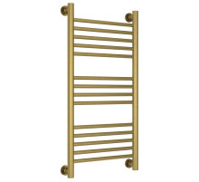 Полотенцесушитель водяной 800х400 перемычка выгнутая состаренная латунь Сунержа Богема+ 051-0221-8040