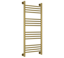 Полотенцесушитель водяной 1000х400 перемычка выгнутая состаренная латунь Сунержа Богема+ 051-0221-1040