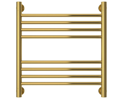Заказать Полотенцесушитель водяной 500х500 золотой Сунержа Богема+ 03-0220-5050 в магазине сантехники Santeh-Crystal.ru