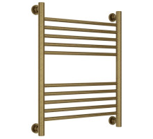 Полотенцесушитель водяной 600х500 перемычка выгнутая состаренная бронза Сунержа Богема+ 05-0221-6050