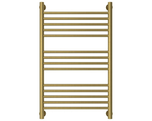 Купить Полотенцесушитель водяной 800х500 перемычка выгнутая состаренная латунь Сунержа Богема+ 051-0221-8050 в магазине сантехники Santeh-Crystal.ru