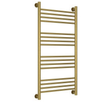 Полотенцесушитель водяной 1000х500 перемычка выгнутая состаренная латунь Сунержа Богема+ 051-0221-1050