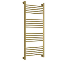 Полотенцесушитель водяной 1200х500 перемычка выгнутая состаренная латунь Сунержа Богема+ 051-0221-1250