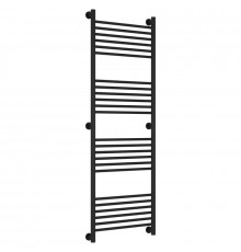 Полотенцесушитель водяной 1500х500 перемычка выгнутая черный матовый Сунержа Богема+ 31-0221-1550