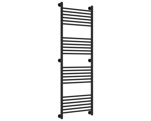 Купить Полотенцесушитель водяной 1500х500 перемычка выгнутая черный матовый Сунержа Богема+ 31-0221-1550 в магазине сантехники Santeh-Crystal.ru