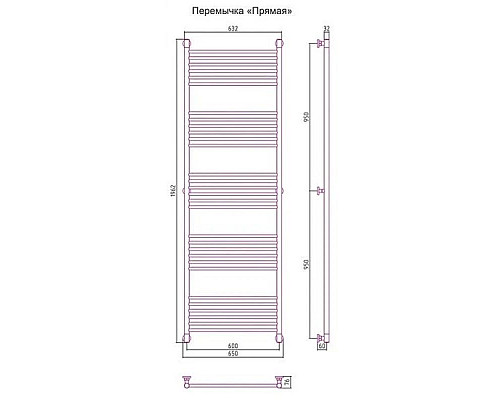 Купить Полотенцесушитель водяной 1900х600 античное белое золото Сунержа Богема+ 10-0220-1960 в магазине сантехники Santeh-Crystal.ru