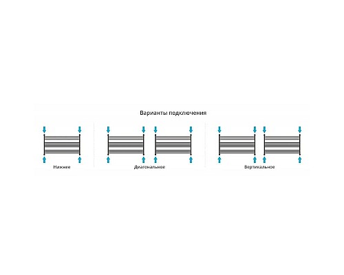 Купить Полотенцесушитель водяной 600х900 состаренная латунь Сунержа Богема L 051-0202-6090 в магазине сантехники Santeh-Crystal.ru