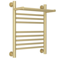 Полотенцесушитель водяной 500х400 шампань матовая Сунержа Богема с полкой+ 022-0223-5040